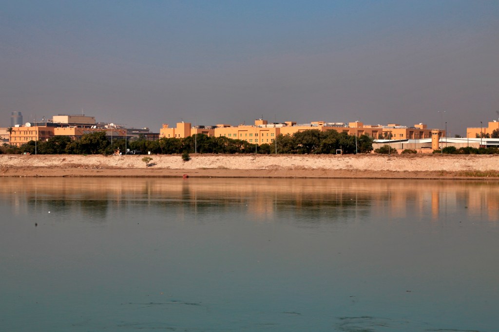 US Embassy across Tigris River 