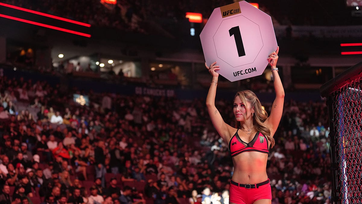 Brittney Palmer ringside