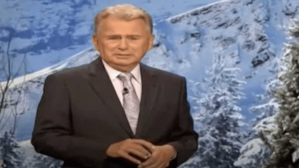 "Really a downer," Sajak mumbled before adding " I don't wanna go on." 