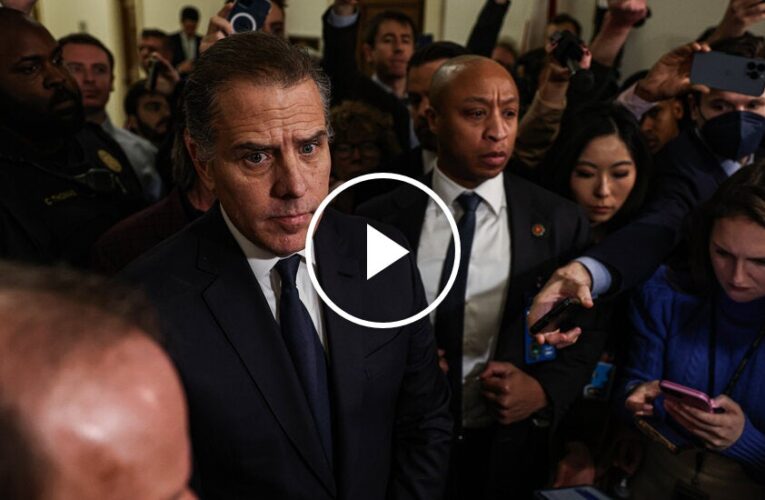 Video: Hunter Biden Makes Surprise Appearance on Capitol Hill