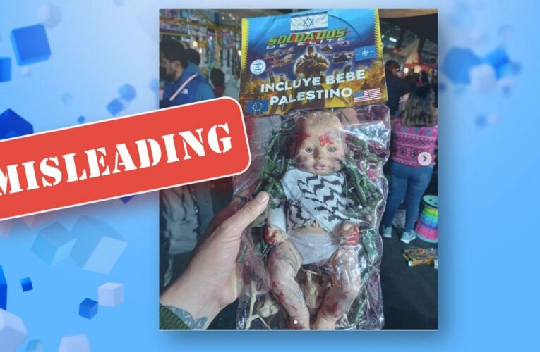 Fact-check: Did an Israeli company sell a bloodied doll of a Palestinian child?