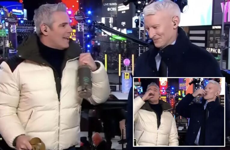 Andy Cohen, Anderson Cooper down tequila shots after CNN’s New Year’s alcohol ban