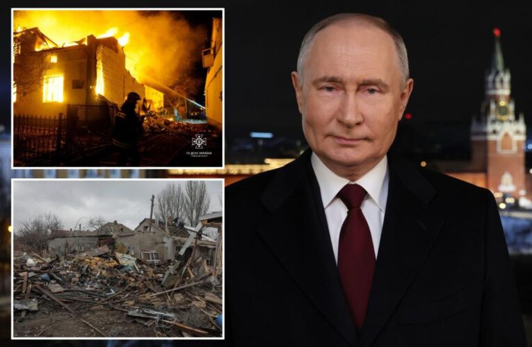 Putin makes no mention of Ukraine war in New Year’s Eve speech