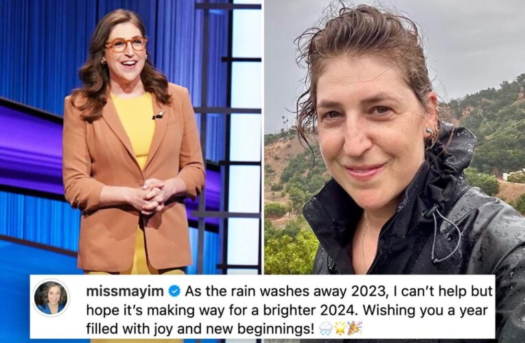 Ex-‘Jeopardy!’ host Mayim Bialik hopes for a ‘brighter 2024’