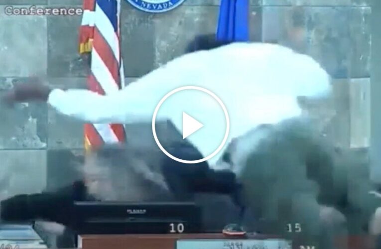 Video: Nevada Man Attacks His Judge