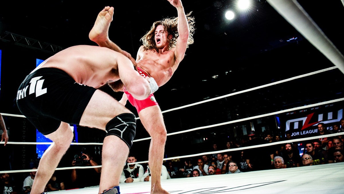 Matt Riddle in a match