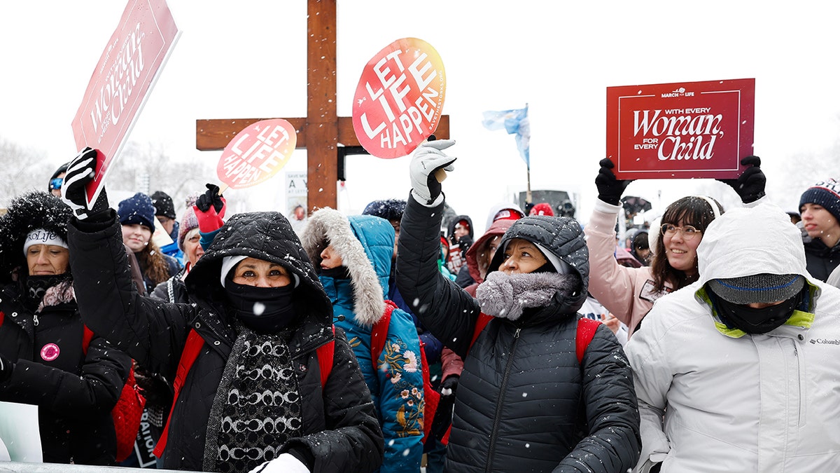 Pro-life demonstrators hold national March for Life in Washington, D.C.