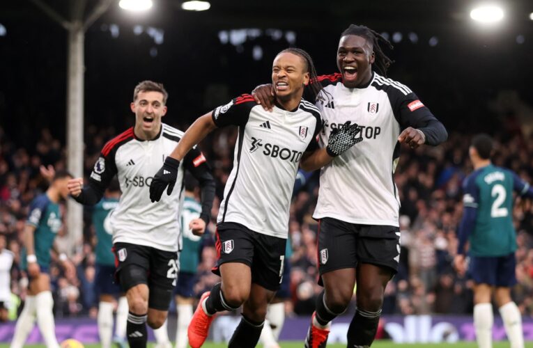 Fulham 2-1 Arsenal – Cottagers claim inspired win as Gunners suffer big blow in Premier League title race