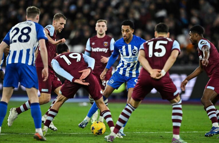 West Ham 0-0 Brighton: David Moyes and Roberto De Zerbi see their sides produce Premier League stalemate