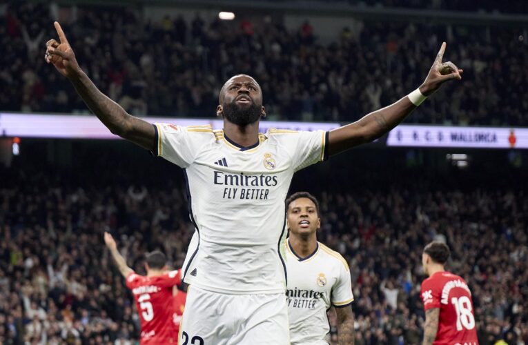 Real Madrid 1-0 Mallorca: Antonio Rudiger scores rare goal to secure narrow win for Los Blancos in La Liga