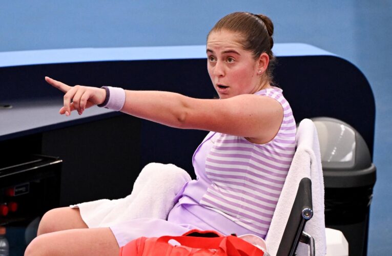 Jelena Ostapenko calls for umpire to be banned from her games during Brisbane defeat – ‘You ruin my matches’