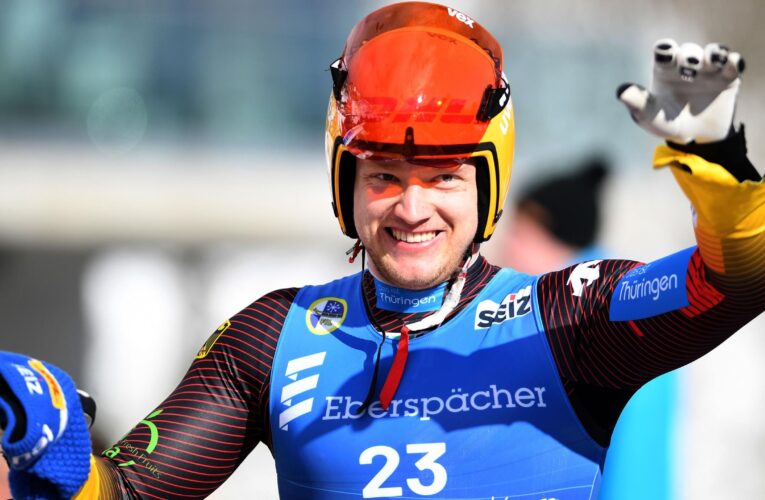 Max Langenhan maintains unbeaten World Cup run as Germans light up Winterberg – ‘Happy to have won’