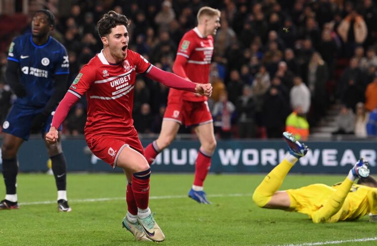 Middlesbrough 1-0 Chelsea: Wasteful Blues stunned by Championship side in first leg of Carabao Cup semi-final