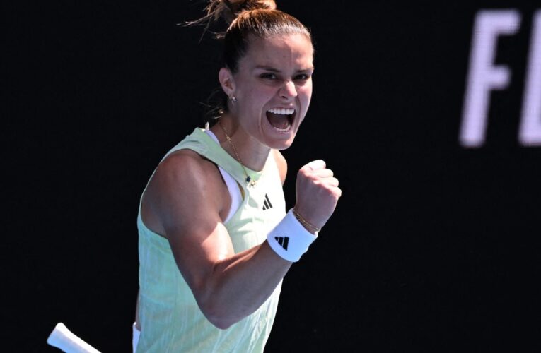 Maria Sakkari ends Grand Slam losing run as 16-year-old Czech Brenda Fruhvirtova makes history at Australian Open