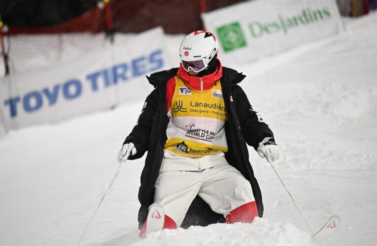 Mikael Kingsbury claims World Cup dual moguls victory on home snow in Val Saint-Come