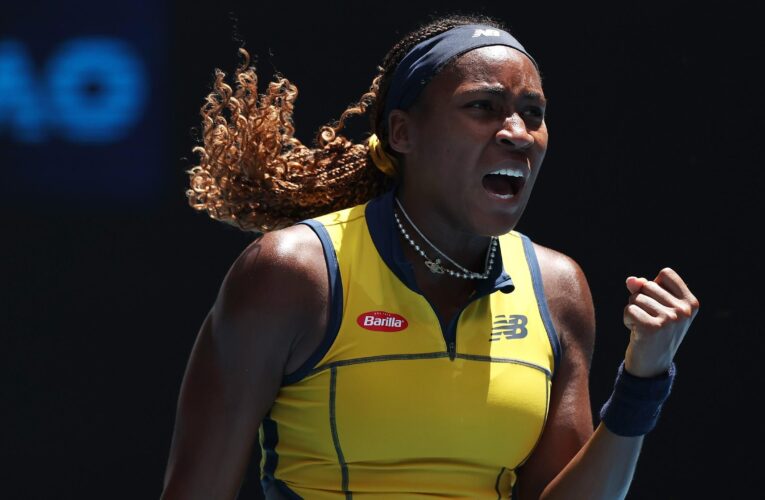 Coco Gauff stutters into last four at Australian Open after wild ride against Marta Kostyuk