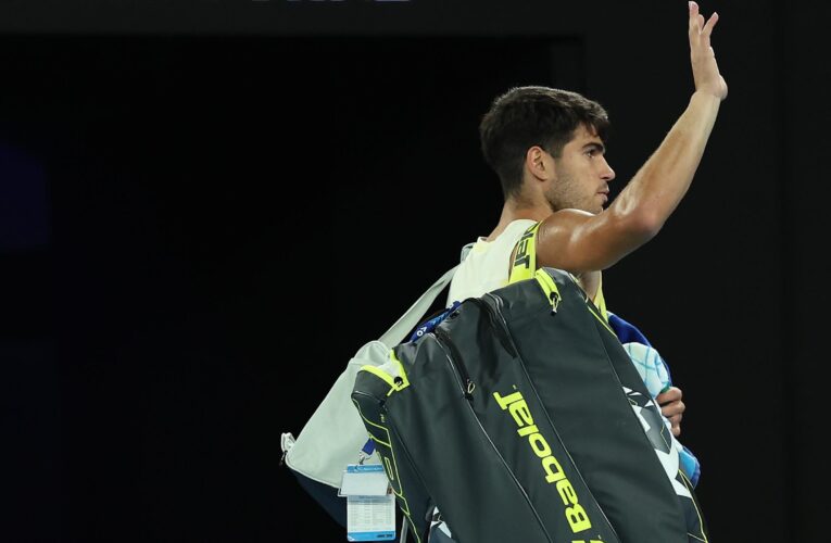 Australian Open: Carlos Alcaraz critical of performance after defeat to Alexander Zverev – ‘I have to improve’