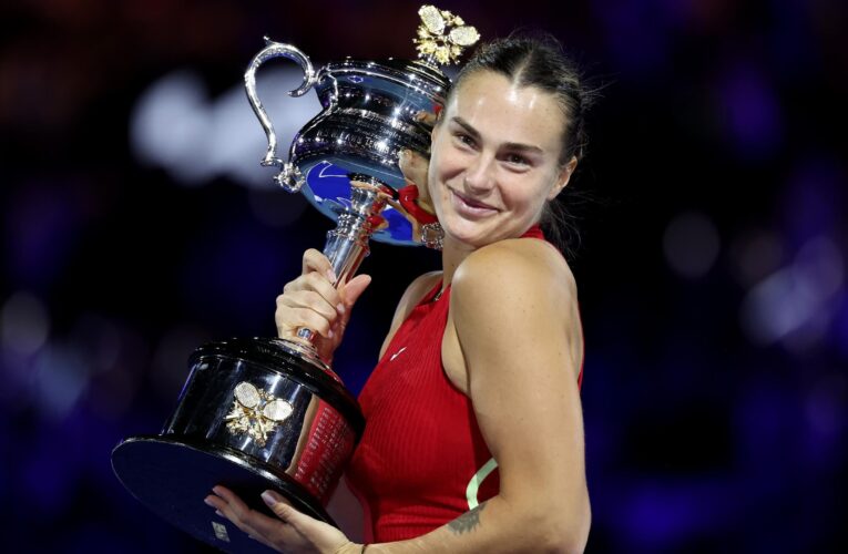 Australian Open: ‘Remarkable’ Aryna Sabalenka lauded by Justine Henin and Laura Robson after defending title