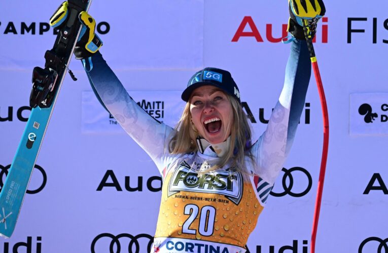 Ragnhild Mowinckel claims maiden World Cup downhill win in latest crash-affected race in Cortina