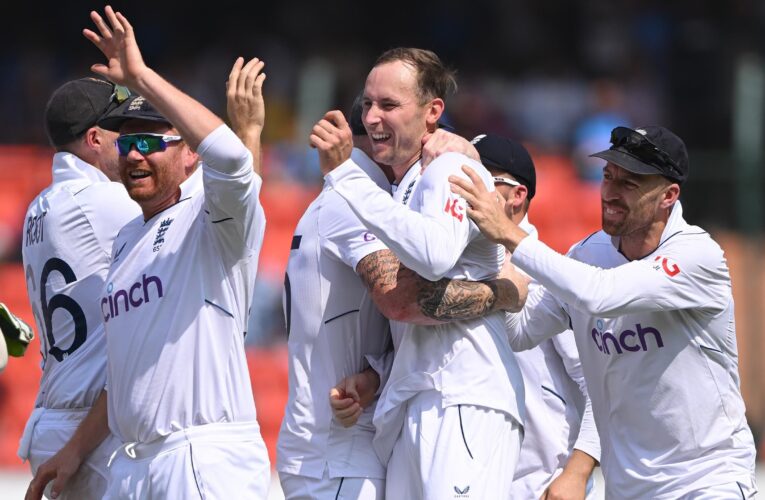 India v England: Tom Hartley stars with seven-wicket haul as England seal famous first Test victory over India