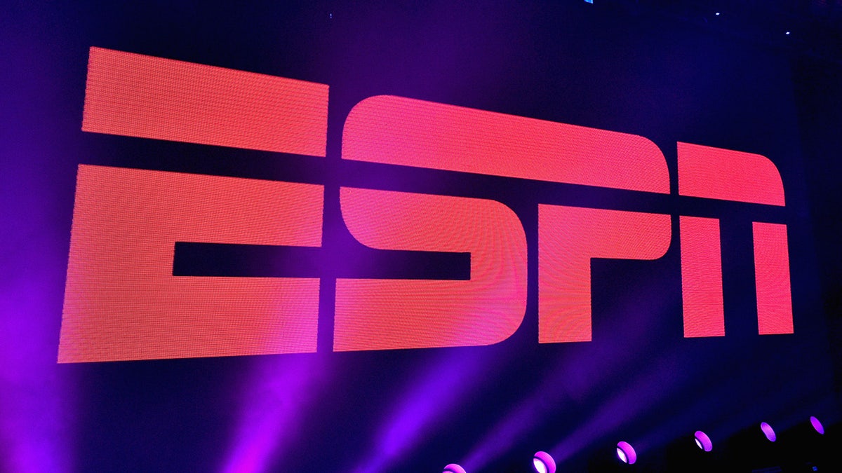 A view of the ESPN logo