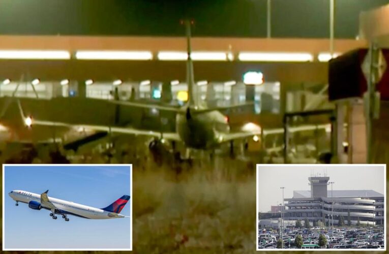 Man dies after climbing into Delta plane’s engine