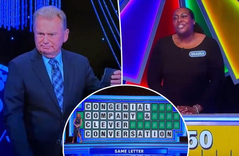 ‘Wheel of Fortune’ player loses after mispronouncing ‘congenial’