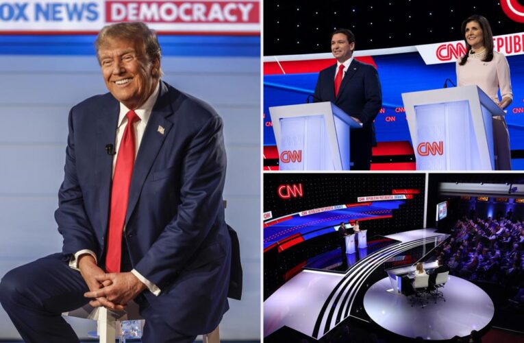 Trump Fox News town hall slams Nikki Haley-Ron DeSantis Iowa debate ratings