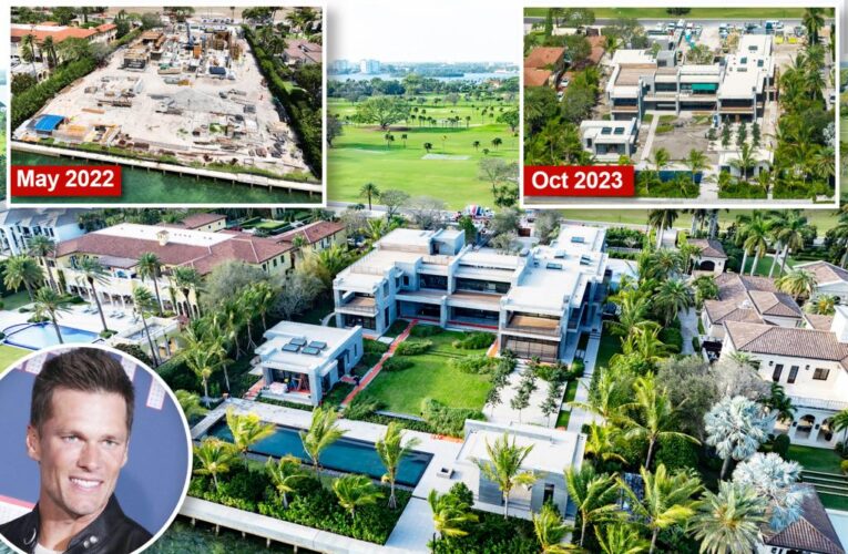 Tom Brady’s mansion nears completion in Miami’s exclusive ‘Billionaire Bunker’