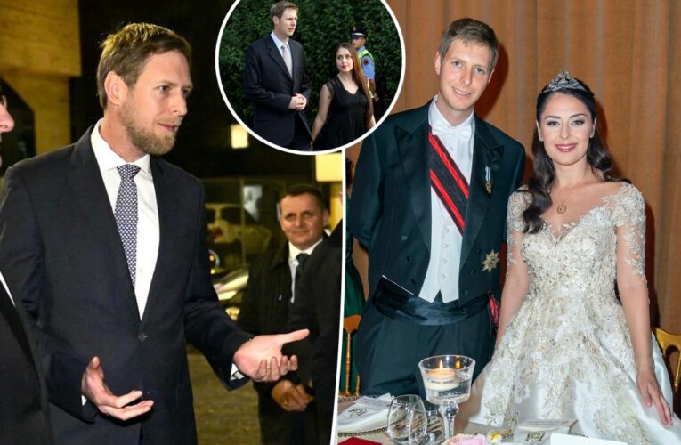 Crown Prince Leka of Albania makes first appearance since shock royal divorce announcement