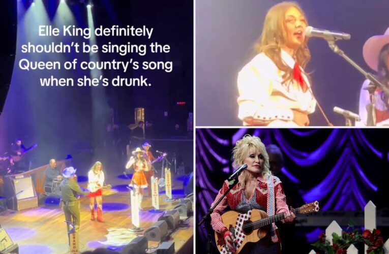 Elle King unexplainably postpones concert after performing Dolly Parton tribute ‘f–king hammered’