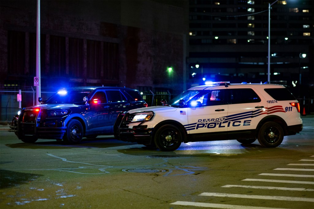 A police car. 