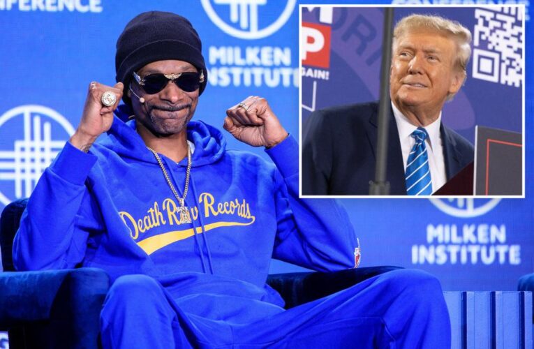Snoop Dogg warms up to Trump, offering ‘love and respect’ after pardon of Death Row co-founder