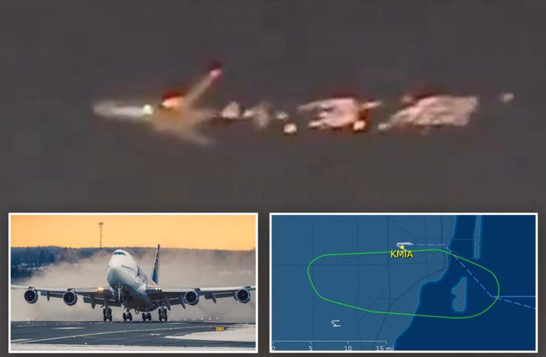 Atlas Air Boeing cargo plane makes emergency landing at Miami