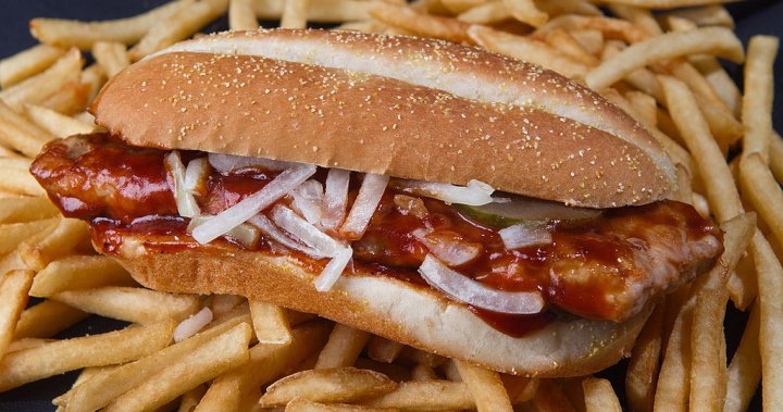 McDonald’s McRib is coming back to Canada after a 10-year hiatus