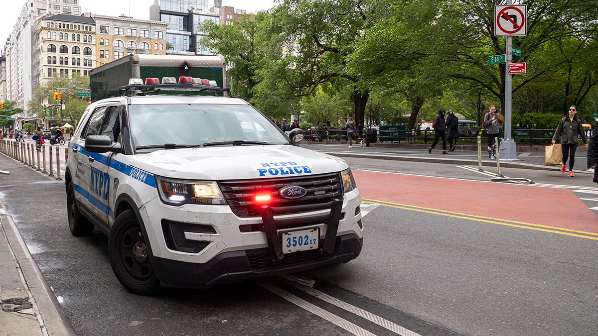 New York Police Department vehicle