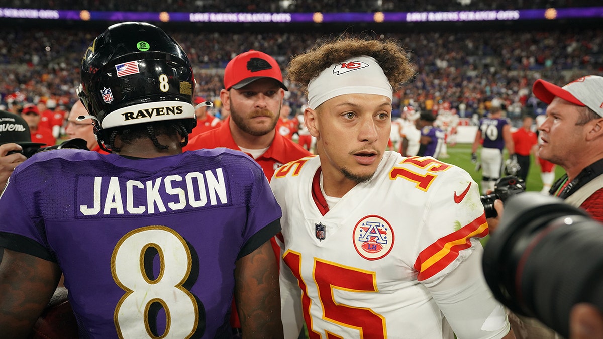 Patrick Mahomes and Lamar Jackson talk