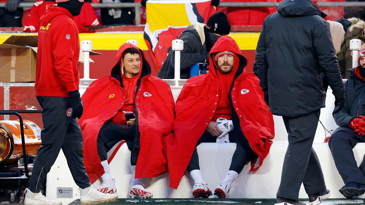 Patrick Mahomes and Harrison Butker