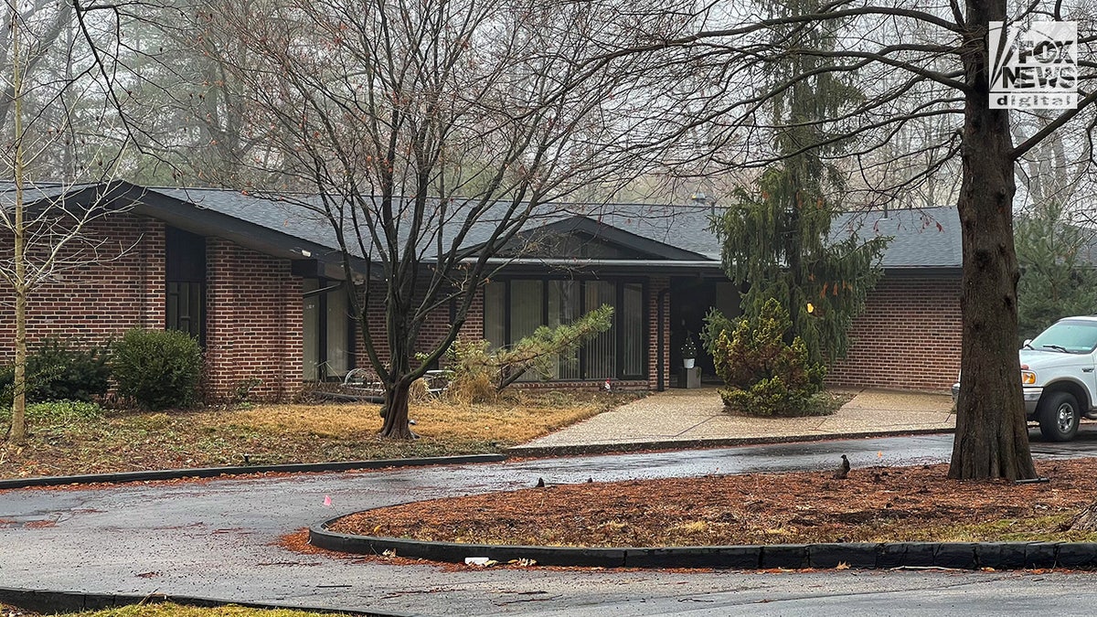 An external view of the home of Robert Daus in Westwood, Missouri