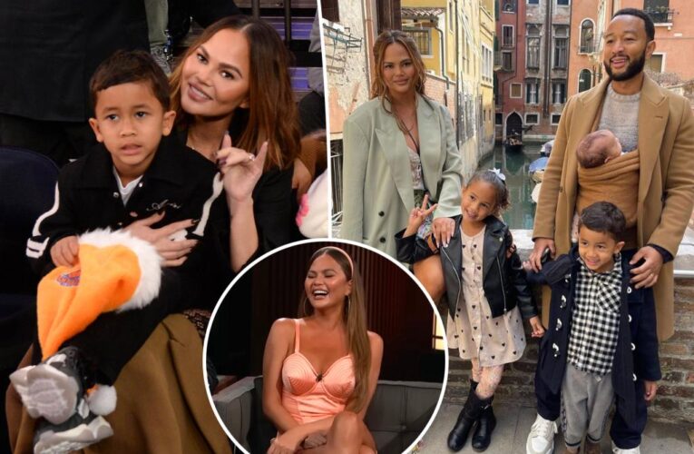 Chrissy Teigen’s son Miles, 5, has yet to eat a vegetable: ‘So upset’