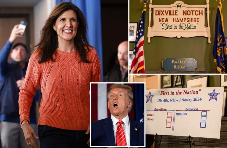 Nikki Haley sweeps first New Hampshire primary votes in Dixville Notch