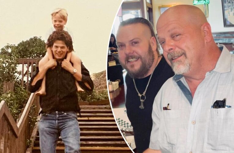 ‘Pawn Stars’ lead Rick Harrison posts unrecognizable throwback photos of son Adam following tragic drug overdose