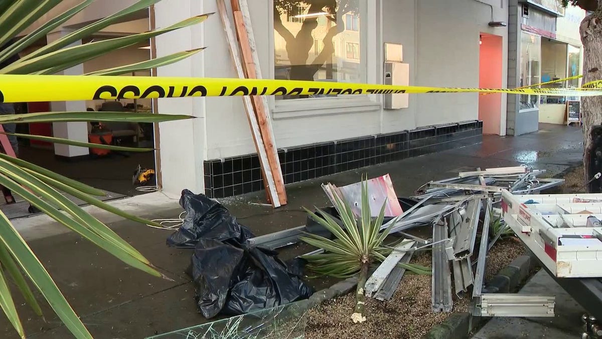 Bank of America destroyed storefront