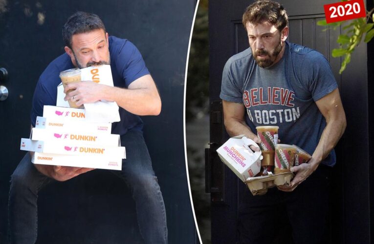 Ben Affleck recreates Dunkin’ Donuts 2020 viral blunder