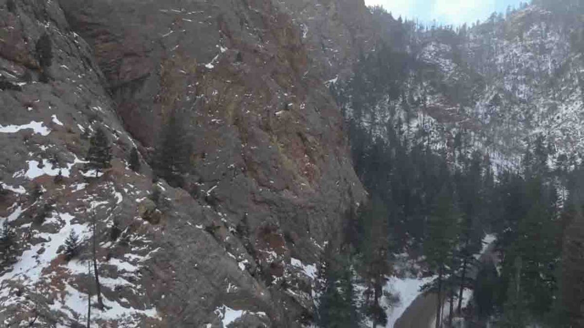 rocky terrain in canyon