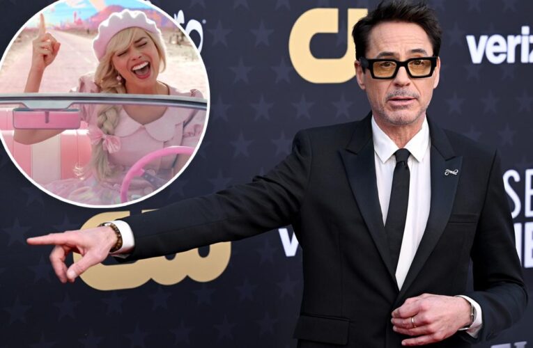 Robert Downey Jr. says Margot Robbie ‘is not getting enough credit’ for ‘Barbie’