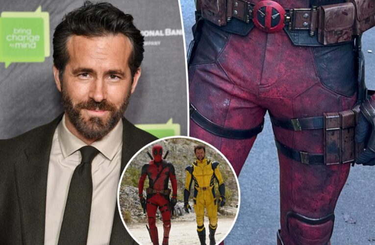 Ryan Reynolds wraps up filming ‘Deadpool 3’ with raunchy crotch shot