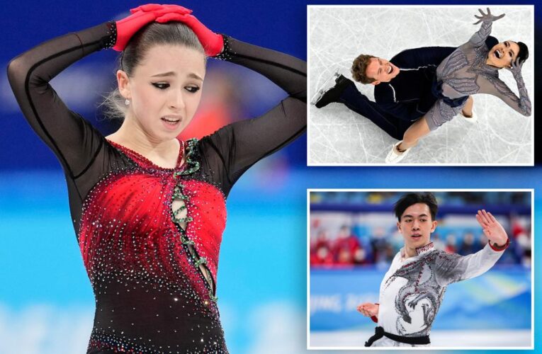 US figure skaters call for their own medal ceremony at Paris Olympics after Russian Kamila Valieva’s disqualification