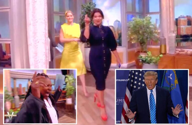 ‘The View’ celebrate Trump’s 83M defamation verdict with ‘Apprentice’ theme song