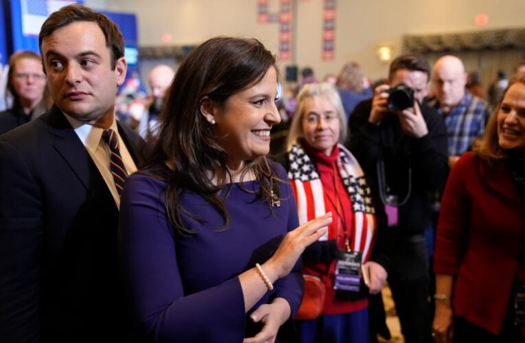 Elise Stefanik makes stump debut for Donald Trump in New Hampshire amid VP rumors